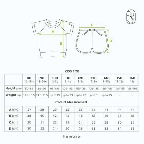 MnM_Kids Short Set