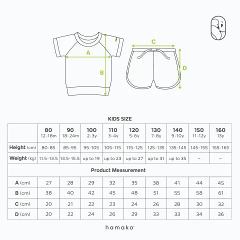 MnM_Kids Short Set