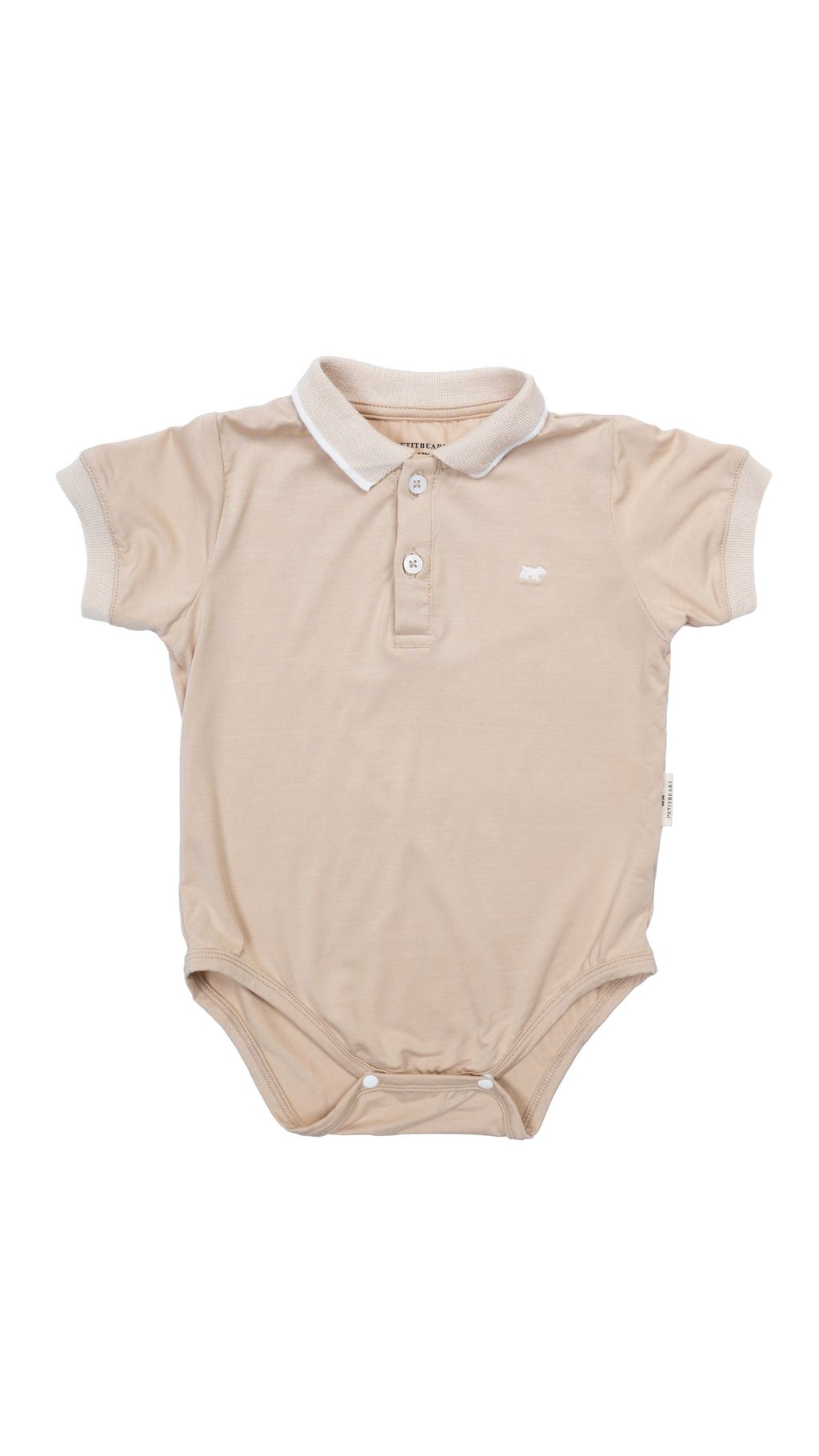 Polo Bodysuit Almond