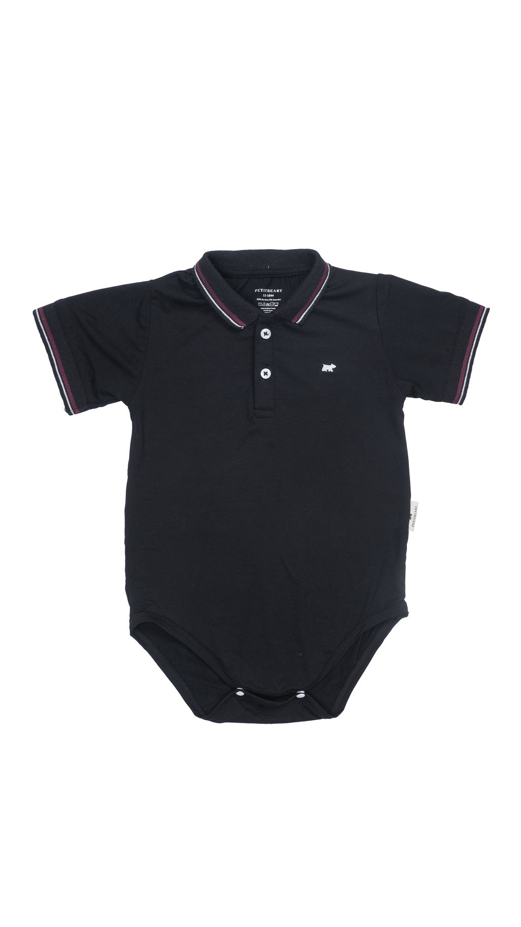 Polo Bodysuit Noir