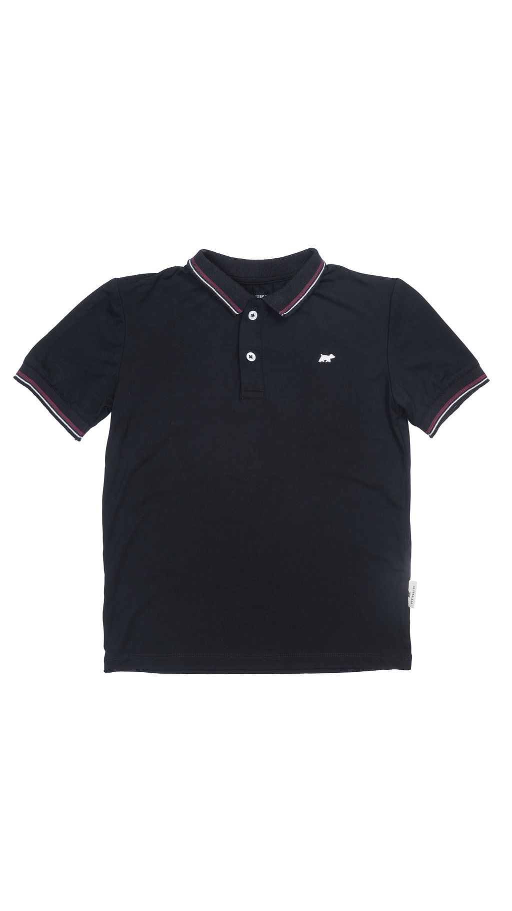 Boy Polo Top Noir