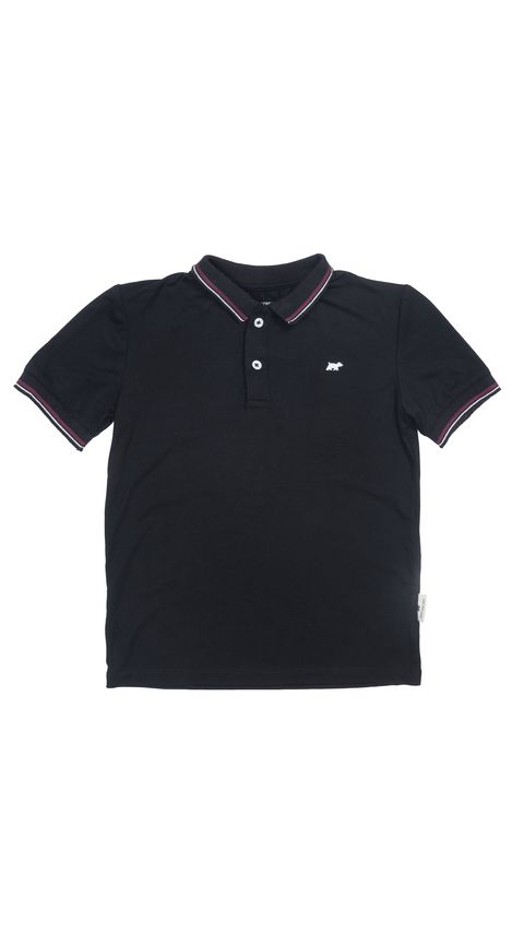 Boy Polo Top Noir