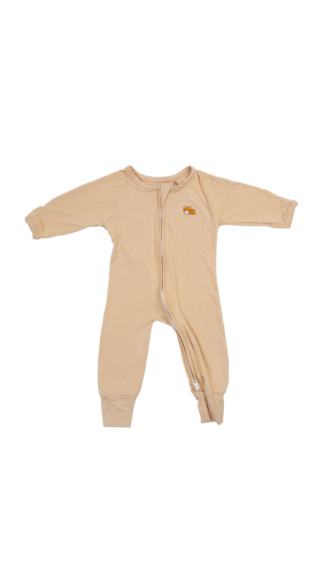 Zipper Sleepsuit Almond