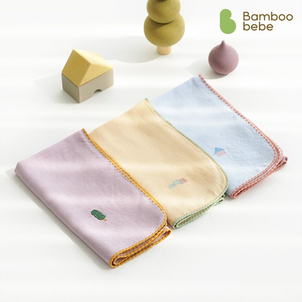 Bamboo Signature High Density Handkerchief 3pcs set