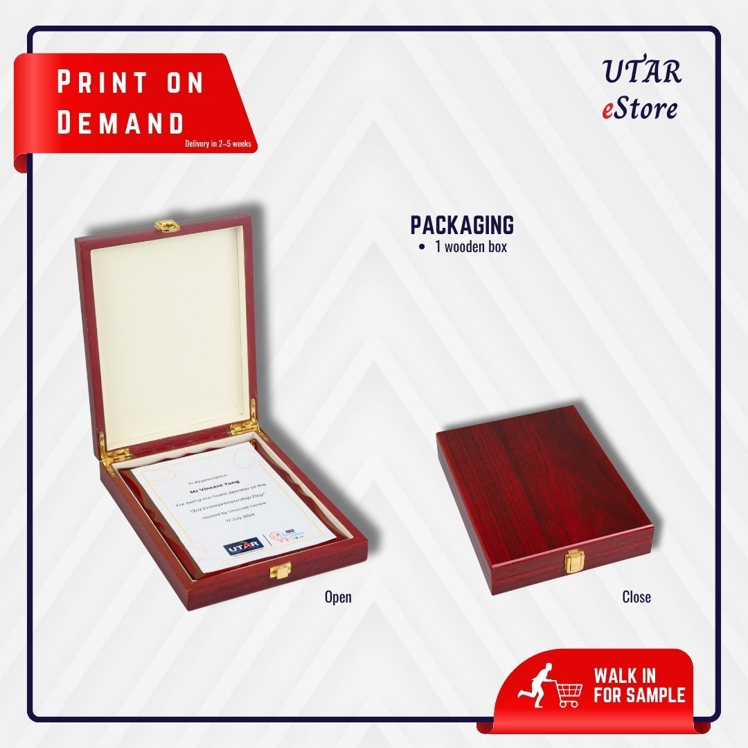 Wooden Box & Plaque (3)