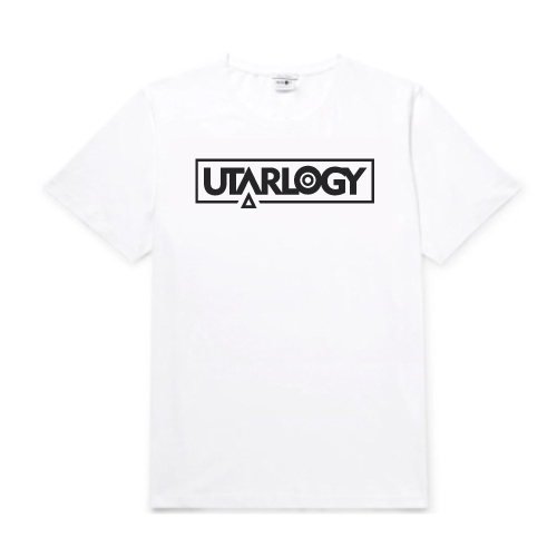 Utarlogy_Tshirt_White_Black-Logo