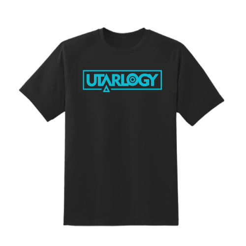 Utarlogy_Tshirt_Black_Blue-Logo