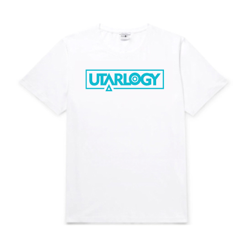 Utarlogy_Tshirt_White_Blue-Logo