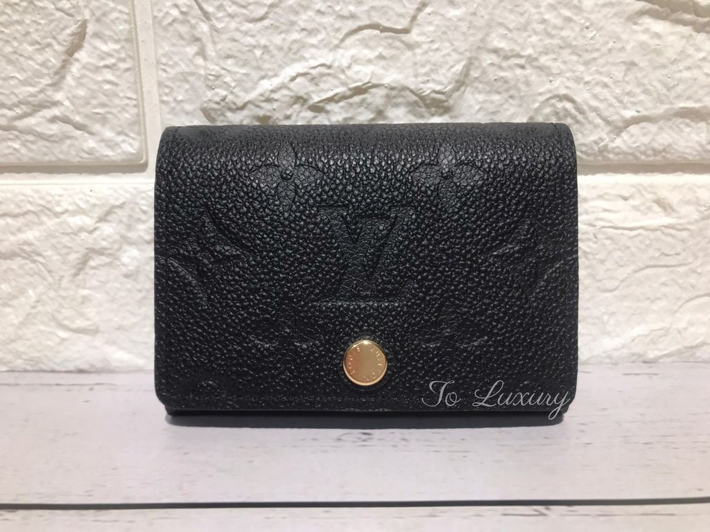 Shop Louis Vuitton MONOGRAM EMPREINTE Business card holder (M58456