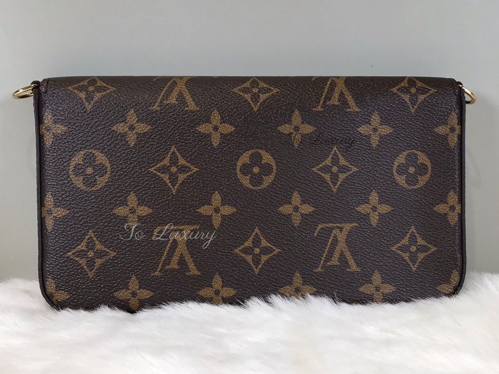 Louis Vuitton Felicie Pochette Tri -in -one classic old flower