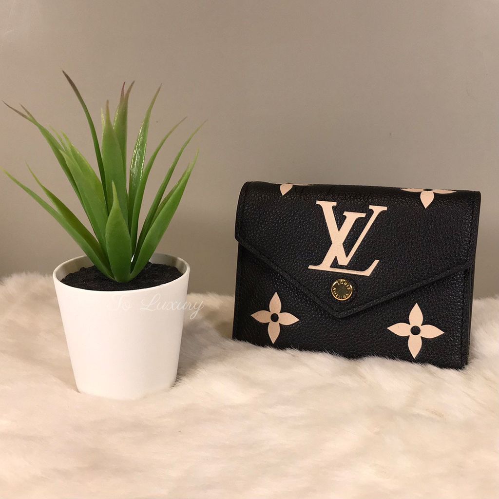 Louis Vuitton MONOGRAM EMPREINTE Victorine Wallet (M81861, M80968)