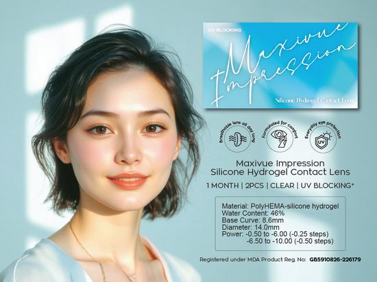 A new Silicone Hydrogel upgrade your eyes never knew they needed. | Maxivue Impression