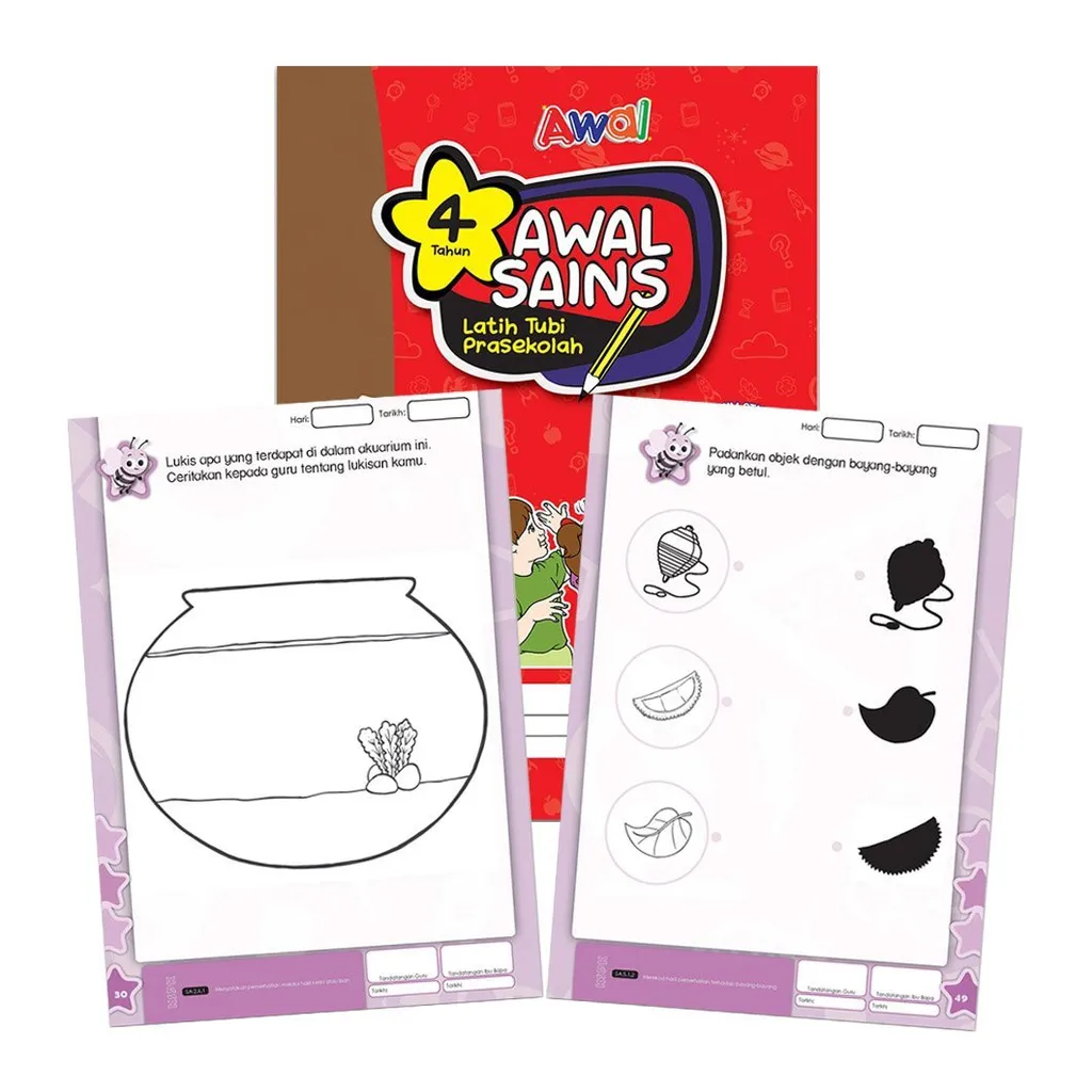 Pakej Buku Latihan Prasekolah 4 Tahun Awalbiz
