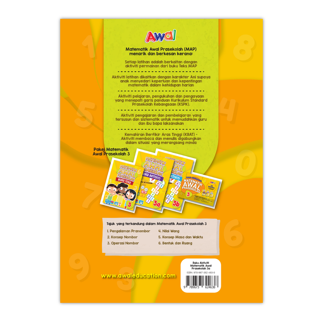 Matematik Awal Prasekolah - Buku Aktiviti 3A - Back Cover.png