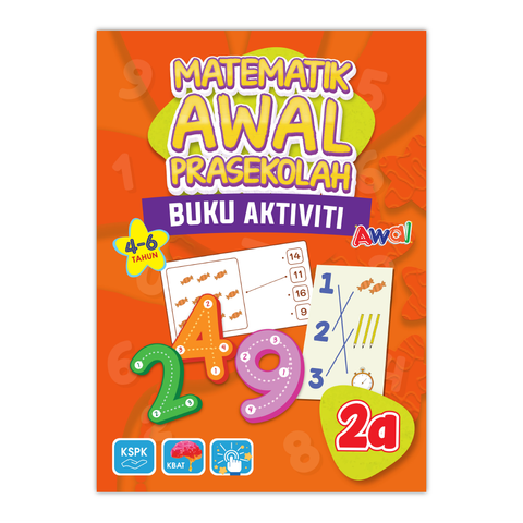 Matematik Awal Prasekolah - Buku Aktiviti 2A - Front Cover.png