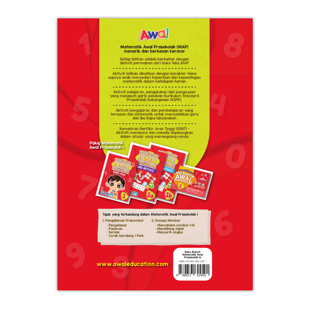 Matematik Awal Prasekolah - Buku Aktiviti 1A - Back Cover.png