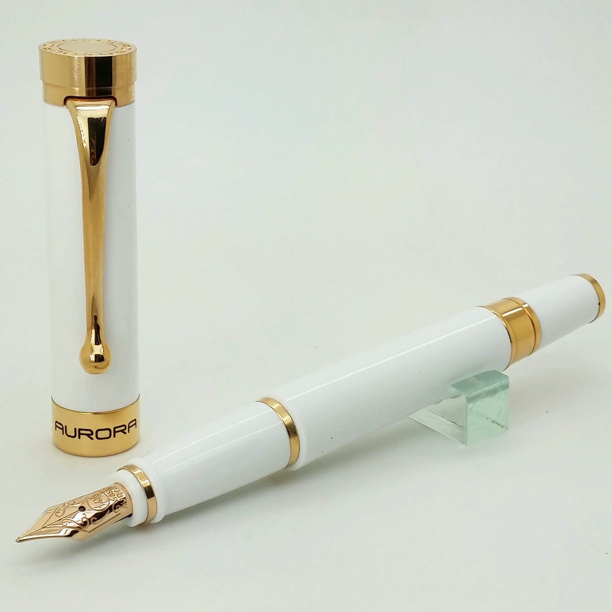 PENS ITALY AURORA EDO FOUNTAIN PEN 14K EF NIB