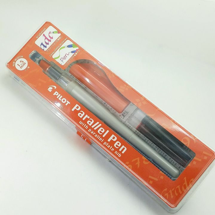 鋼筆工作室PILOT百樂花式英文平尖鋼筆1.5 mm