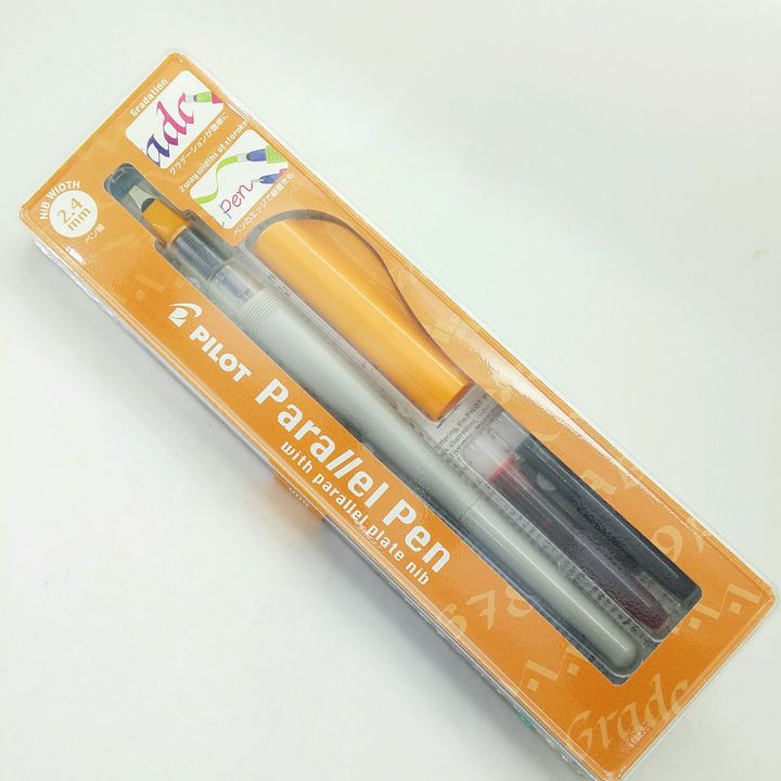 鋼筆工作室PILOT百樂花式英文平尖鋼筆2.4mm