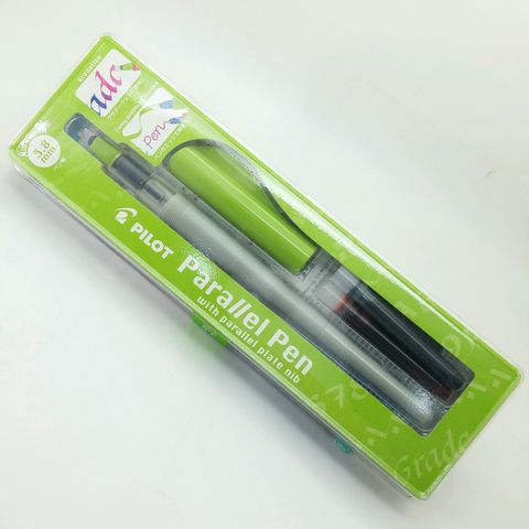 鋼筆工作室PILOT百樂花式英文平尖鋼筆3.8mm