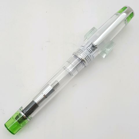 鋼筆工作室 PILOT 百樂 PRERA 鋼筆 透明桿 綠色