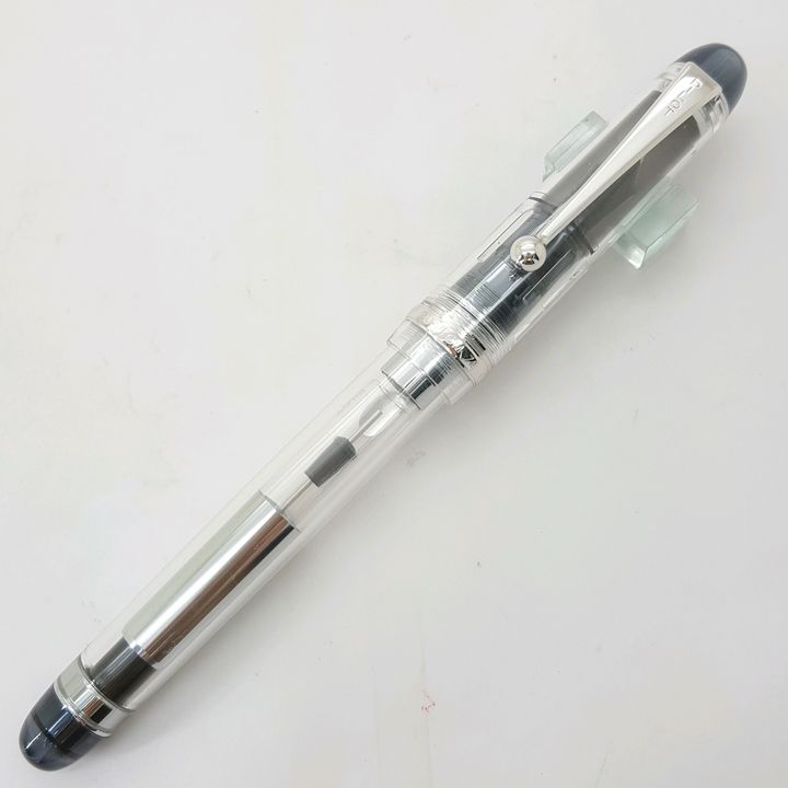 鋼筆工作室 PILOT百樂CUSTOM 74 14K金尖鋼筆 透明桿