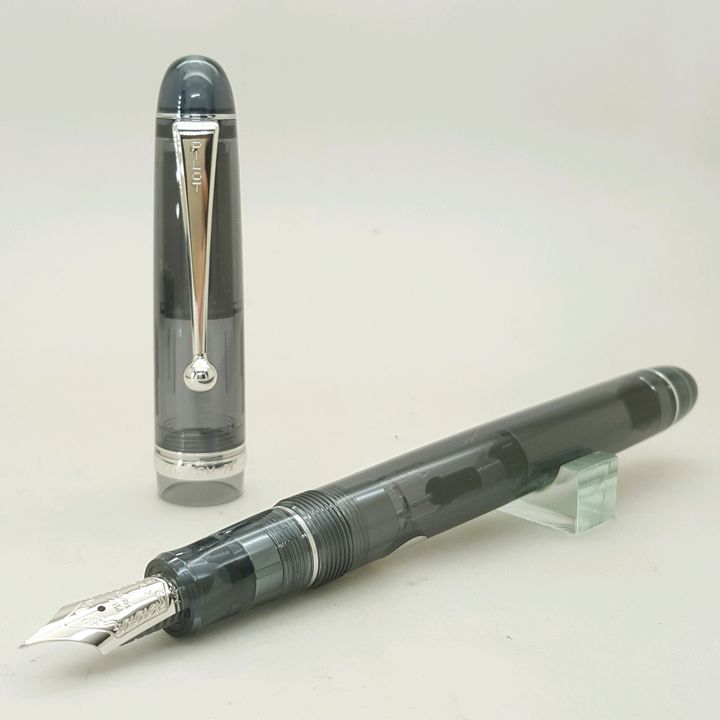 鋼筆工作室 PILOT百樂CUSTOM 74 14K金尖鋼筆 透黑桿