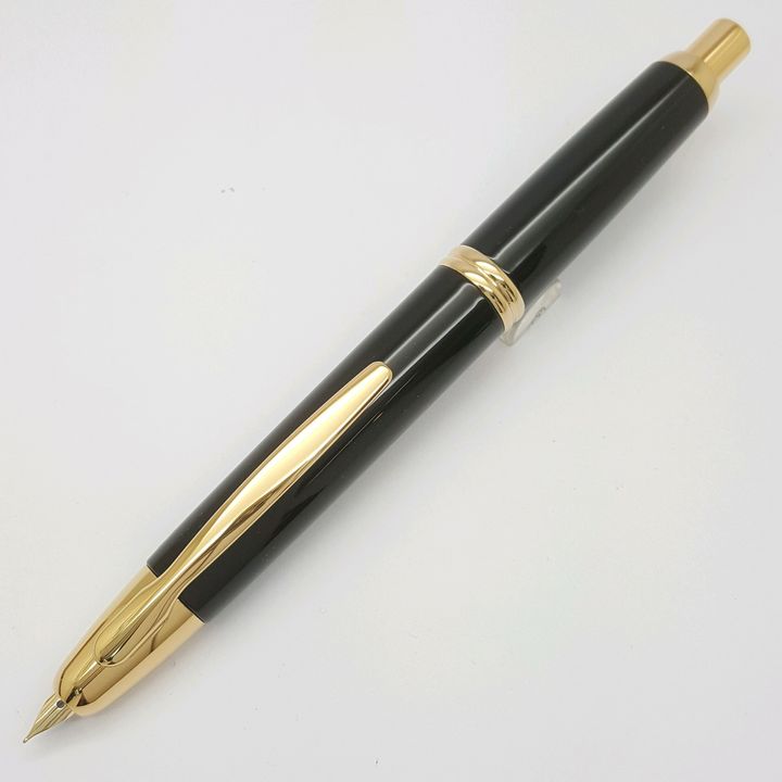 鋼筆工作室 日本 PILOT 百樂 鋼筆 Capless 按壓式鋼筆 金夾黑桿