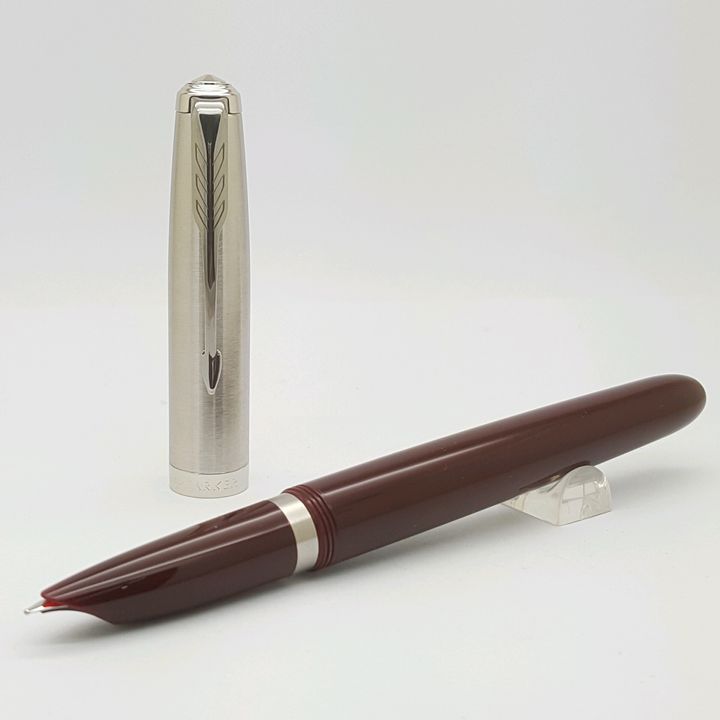鋼筆工作室 Parker派克復刻51鋼筆紅色01