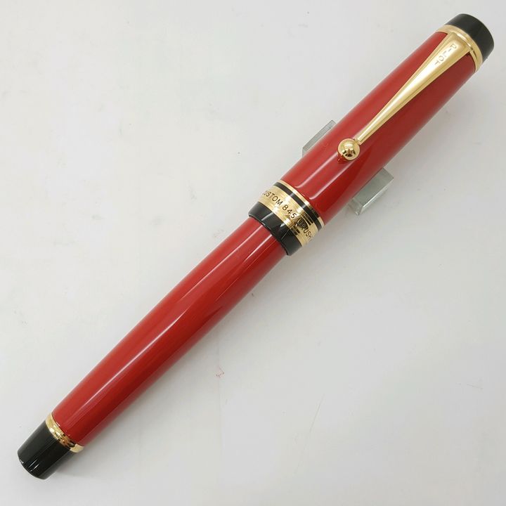 鋼筆工作室 日本 百樂 PILOT 漆桿 CUSTOM 845鋼筆 18K 紅桿01.jpg