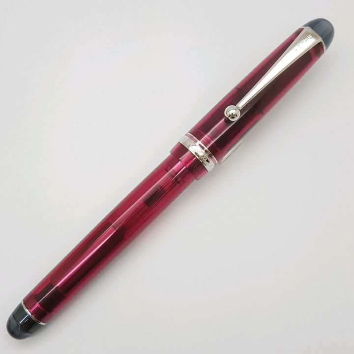 鋼筆工作室 PILOT百樂CUSTOM 74 14K金尖鋼筆 透紫紅桿