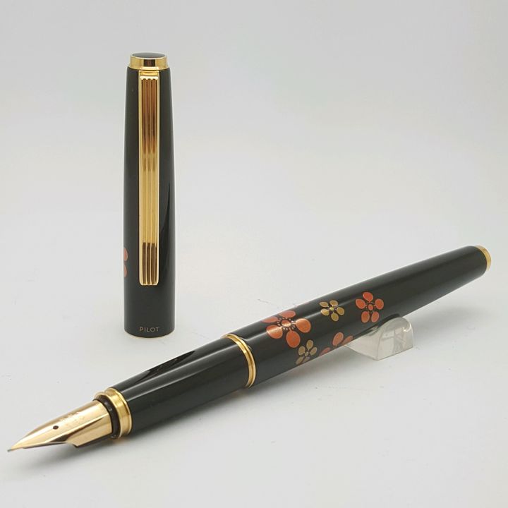 鋼筆工作室 百樂 老款平蒔繪 鋼筆 梅花01.jpg