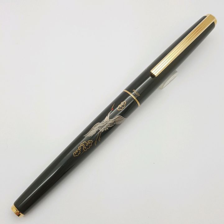 鋼筆工作室 百樂 老款平蒔繪 鋼筆 鶴02.jpg
