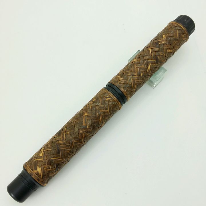 鋼筆工作室 日本 白金 PLATINUM 竹編 虎斑竹鋼筆02.jpg