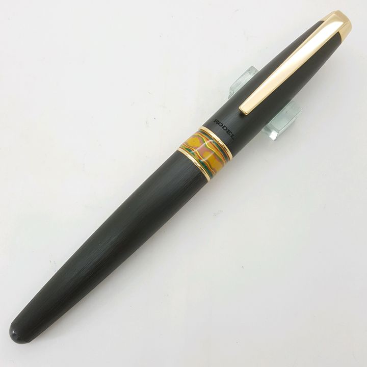 RODEL 老大牌 漆戰神系列 鋼筆 金屬黑桿拼接漆環
