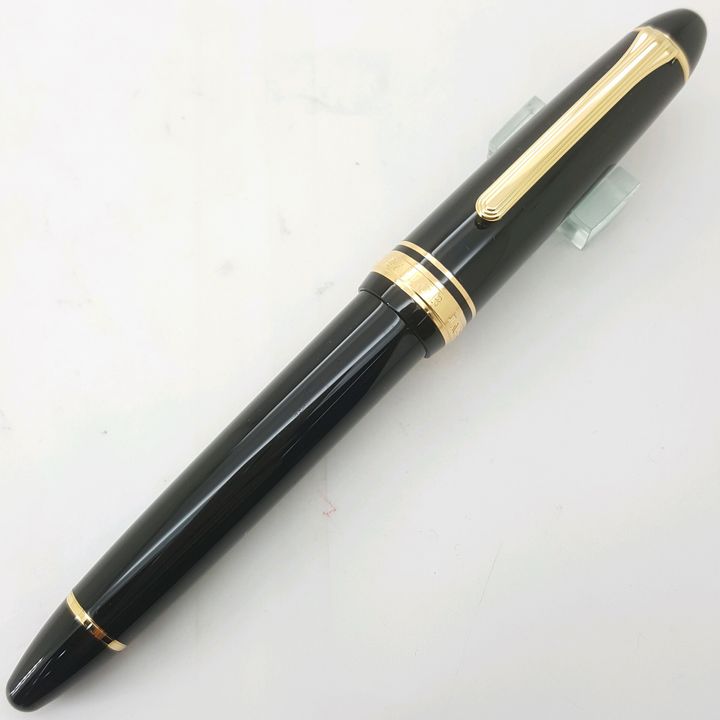 鋼筆工作室 Profit (PF) 21k金尖黑桿金夾鋼筆01.jpg