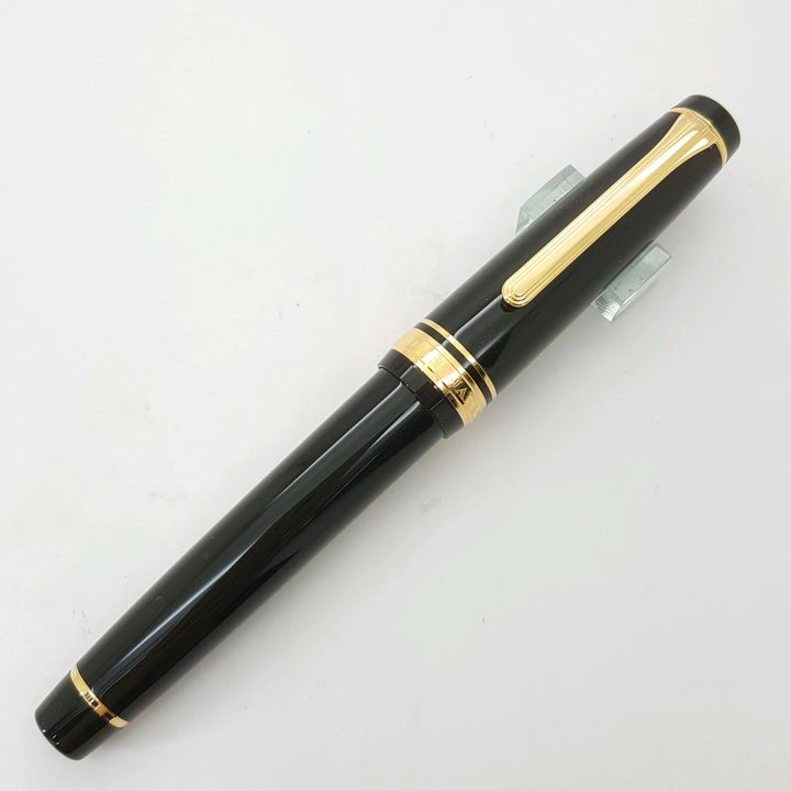 鋼筆工作室 Professional gear (PG) 21K黑桿金夾鋼筆02.jpg