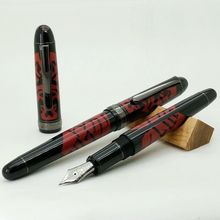 日本 Platinum 白金  14K金尖 星際大戰 鋼筆 DARTH MAUL.jpg