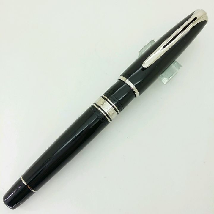 鋼筆工作室 法國 Waterman 水人 查理斯登 黑桿銀夾.jpg