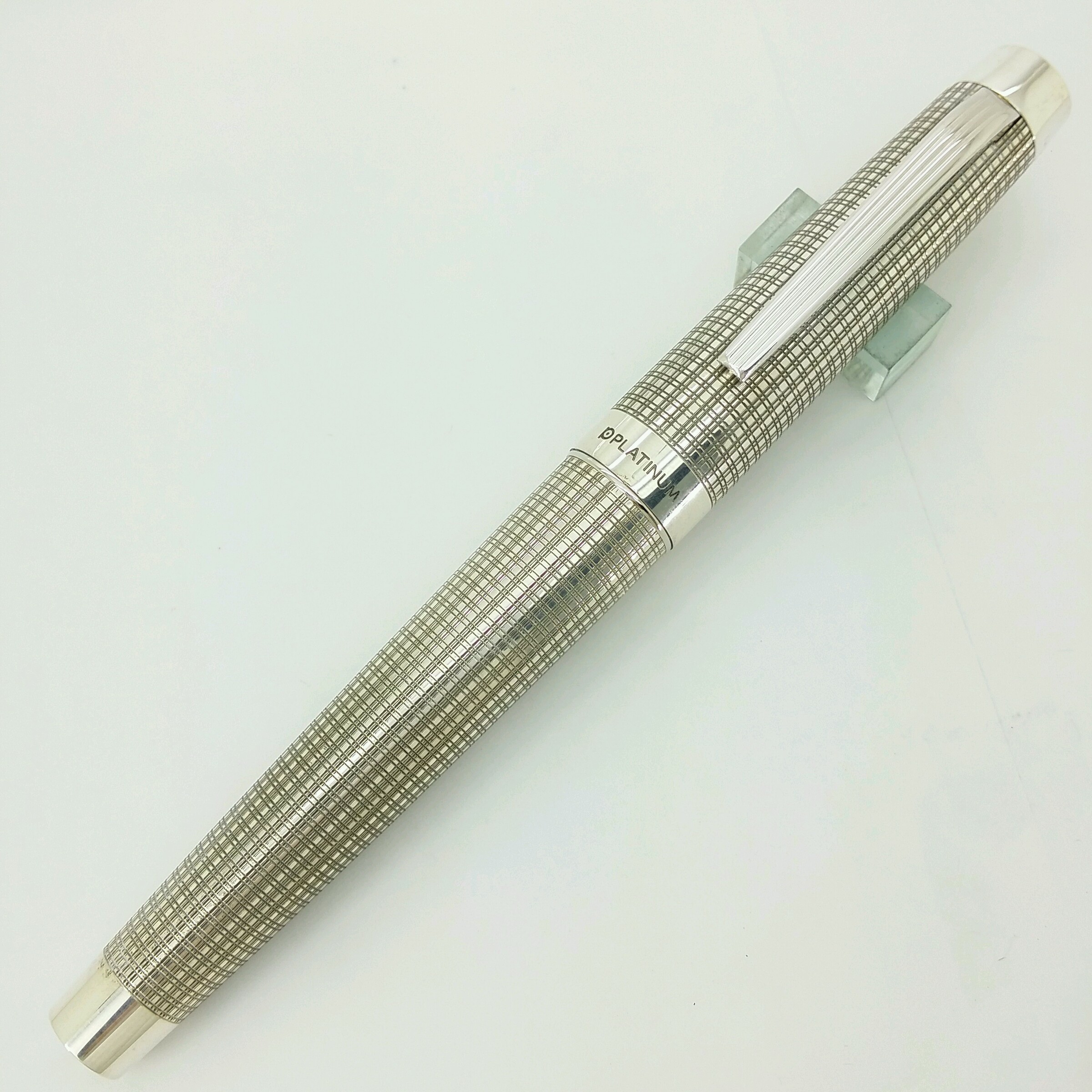 純銀製　大正2年　大日本蠶絲會　​​品評會　メダル　銀牌　約117g 日本Platinum 白金Century THE PRIME 百週年100周年紀念銀桿格紋鋼筆