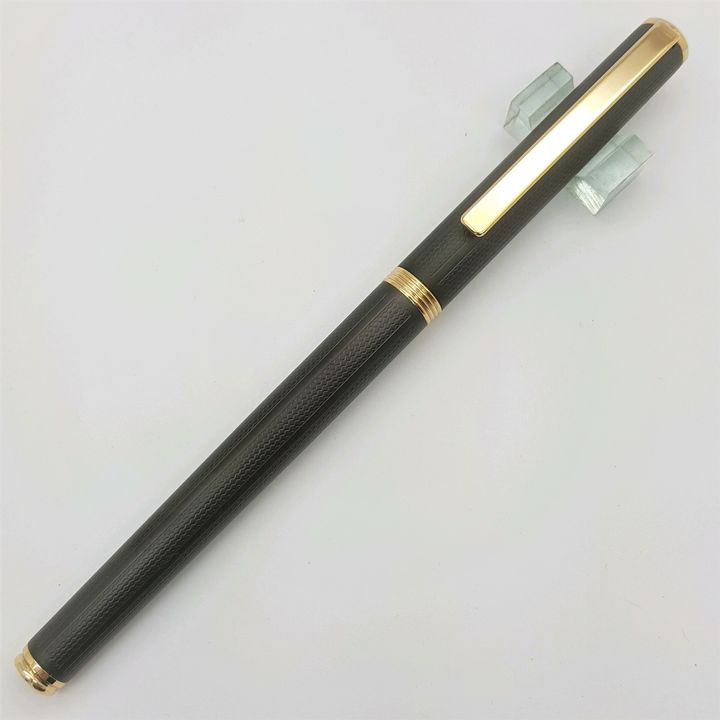 鋼筆工作室林氏筆業老派西德尖鋼筆-黑麥紋桿闔蓋照