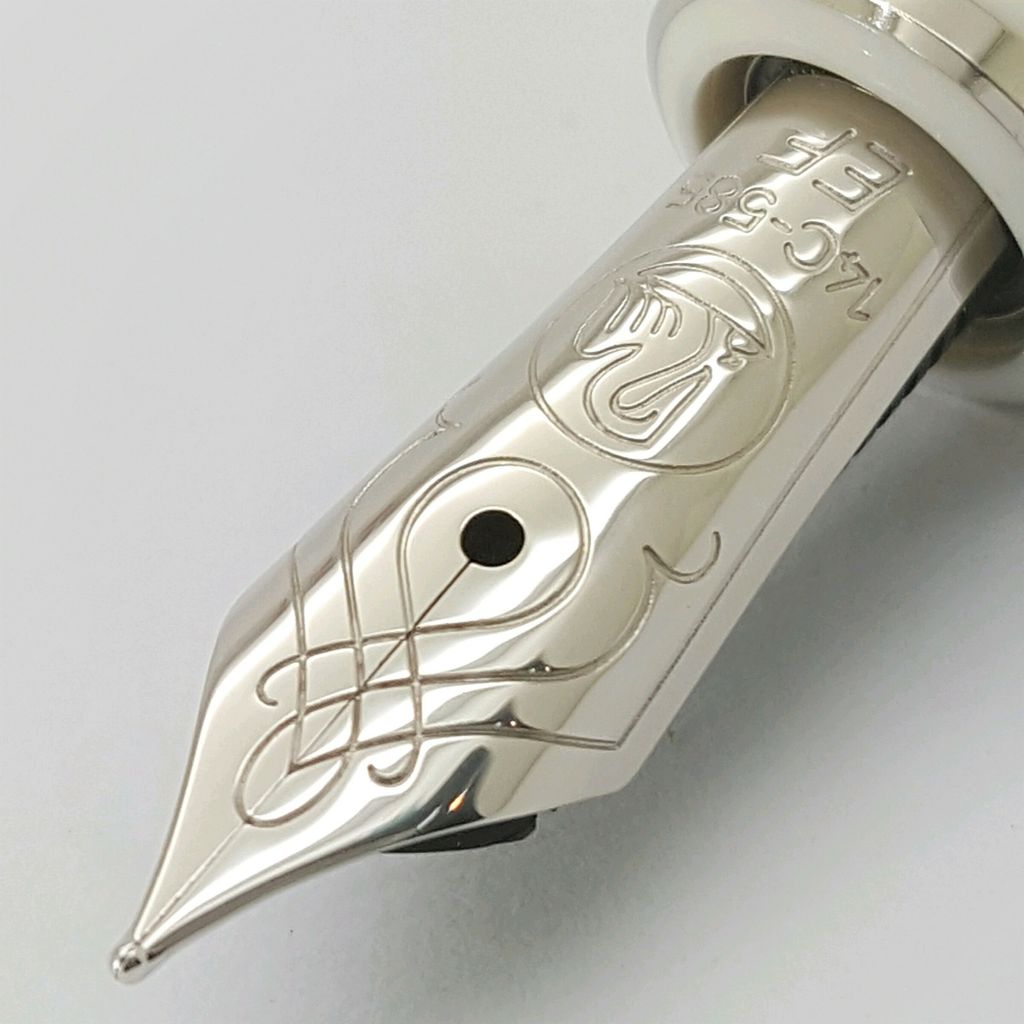 鋼筆工作室 Pelikan 百利金 M605 活塞上墨鋼筆 綠條Green-White