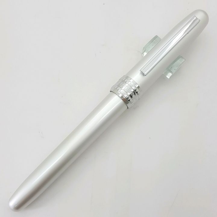 鋼筆工作室 日本 白金牌 Plaisir 鋼筆 銀色