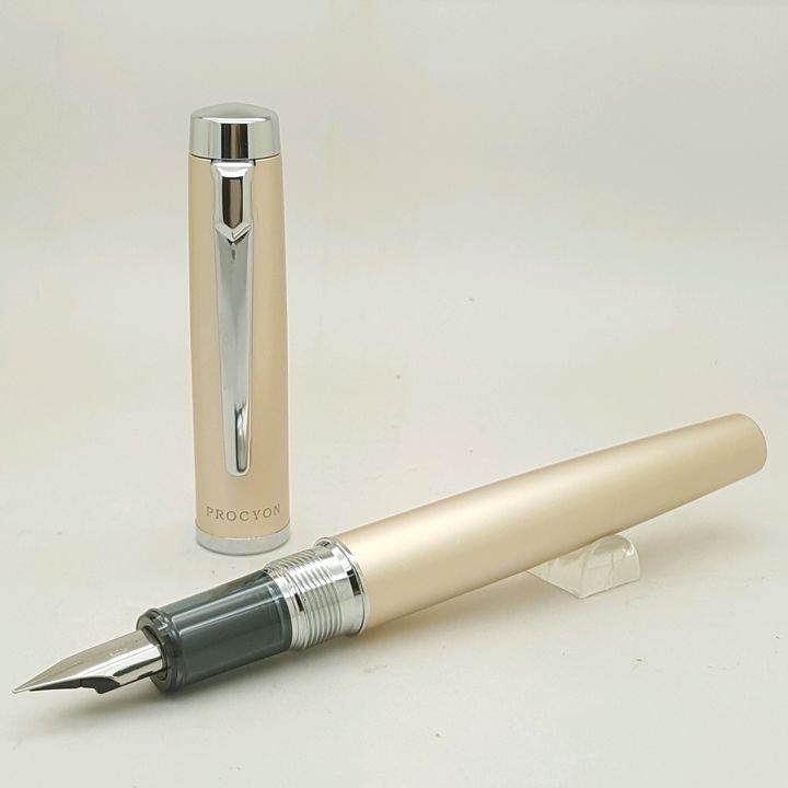 鋼筆工作室 日本 白金牌 南河三 鋼筆 香檳金色