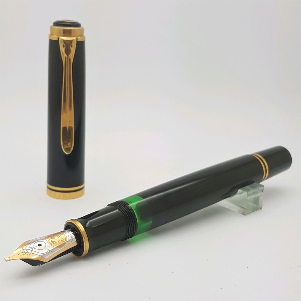 Pelikan 百利金 雕刻頂 M800 活塞上墨鋼筆