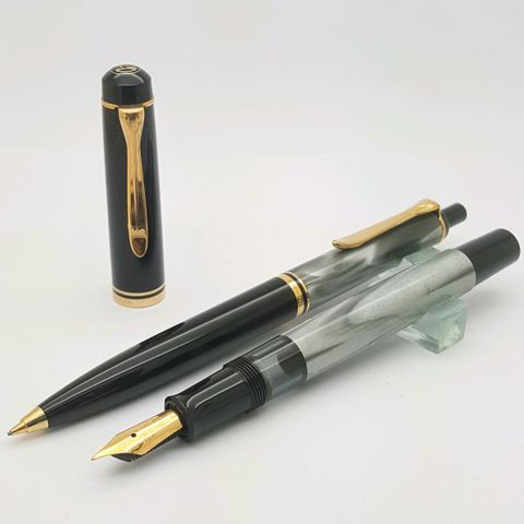 Pelikan 百利金 雕刻頂 M200 活塞上墨鋼筆