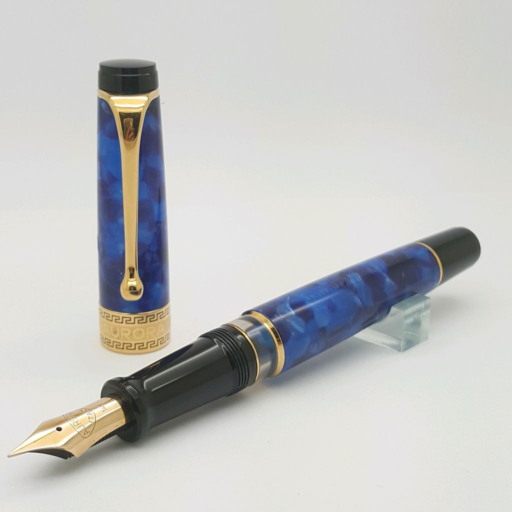 PENS ITALY AURORA Optima Auroloide blue fountain pen