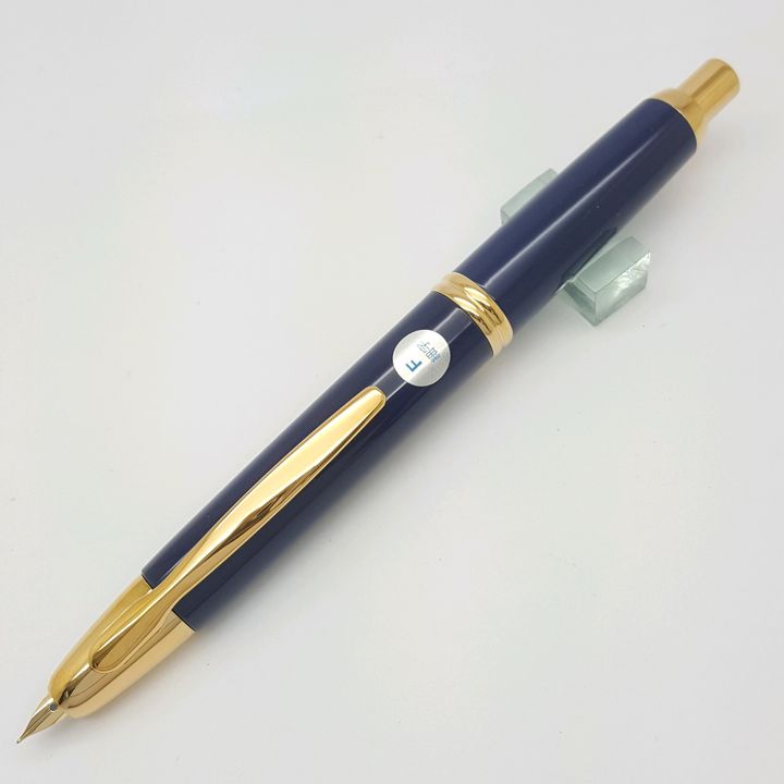 鋼筆工作室 日本 百樂 按壓式鋼筆 CAPLESS 藍桿金夾