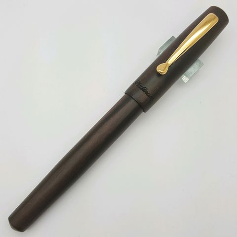 日本 Platinum 白金 黑檀木鋼筆