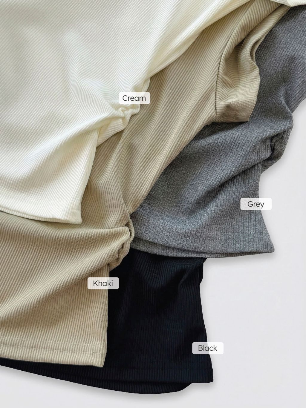 Sculpting Ribbed Tee